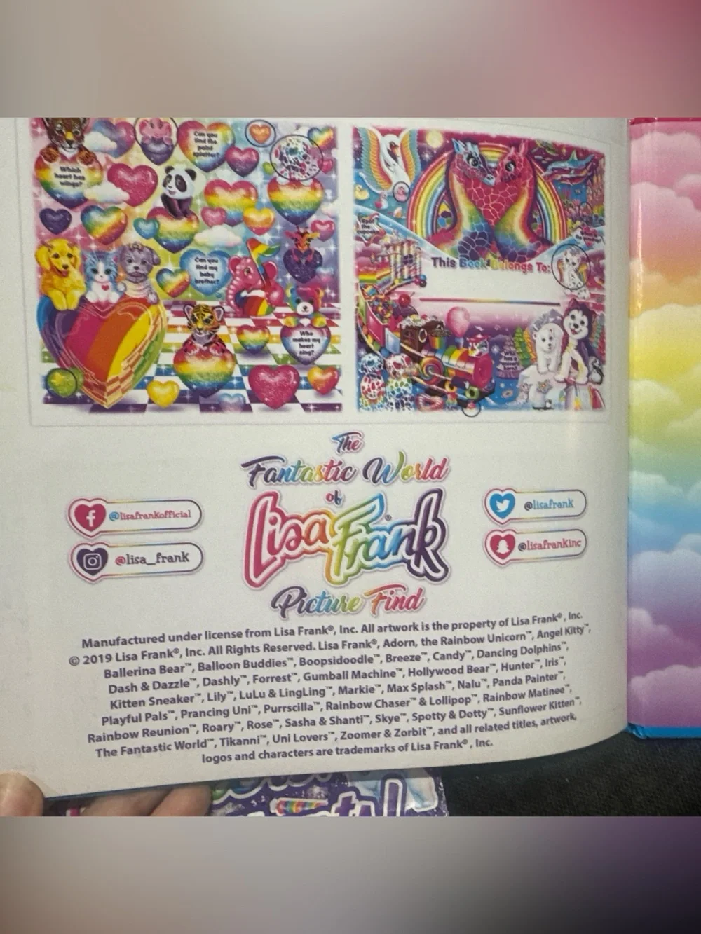 LisaFrank picture Find Book and NWT 600 sticker book